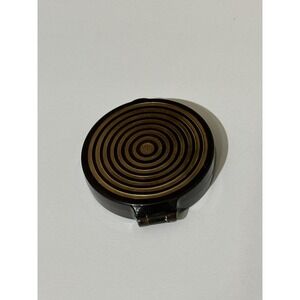 Vintage Germaine Monteil Superglow SolidSatin FRENCH ROSE Pressed Powder Compact